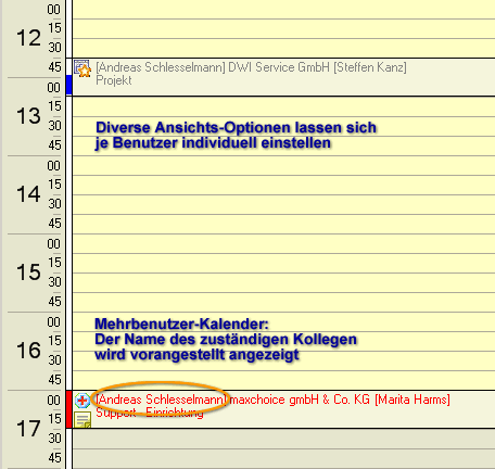 Screen Kalender